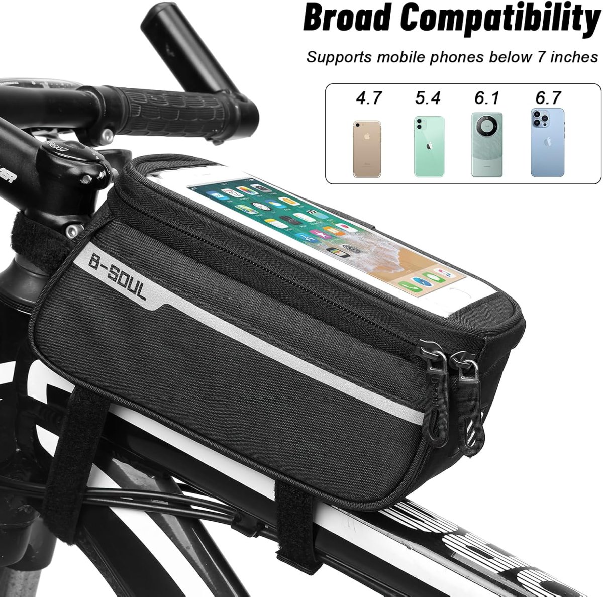 Sacoche Téléphone Waterproof pour Cadre de Vélo – Image 7