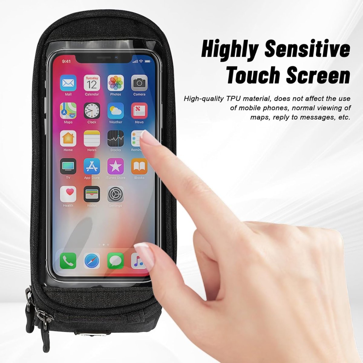 Sacoche Téléphone Waterproof pour Cadre de Vélo – Image 3