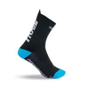 Chaussettes de trail - La noire/turquoise TRAIL