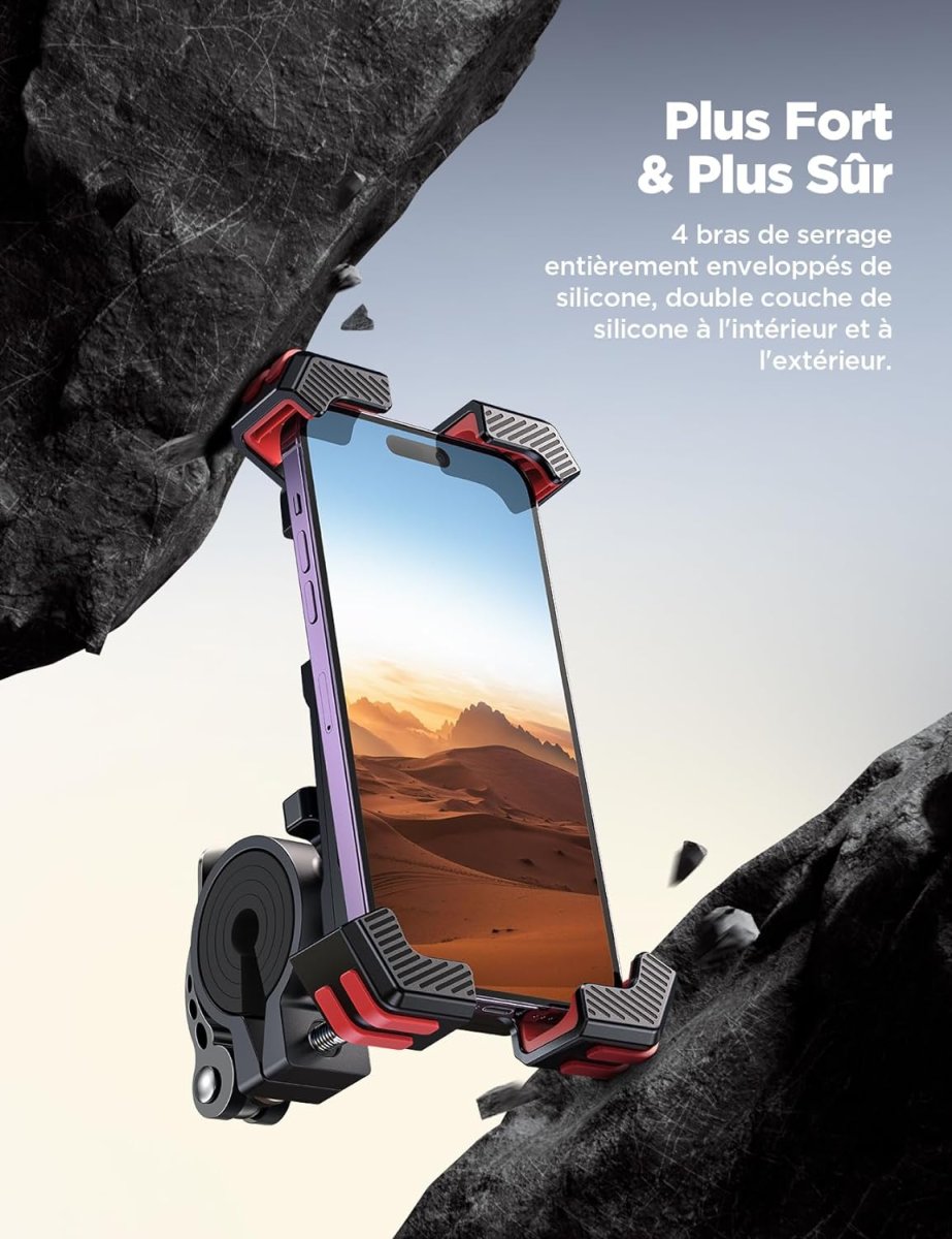 Support Smartphone Anti-Vibrations Vélo – Image 3