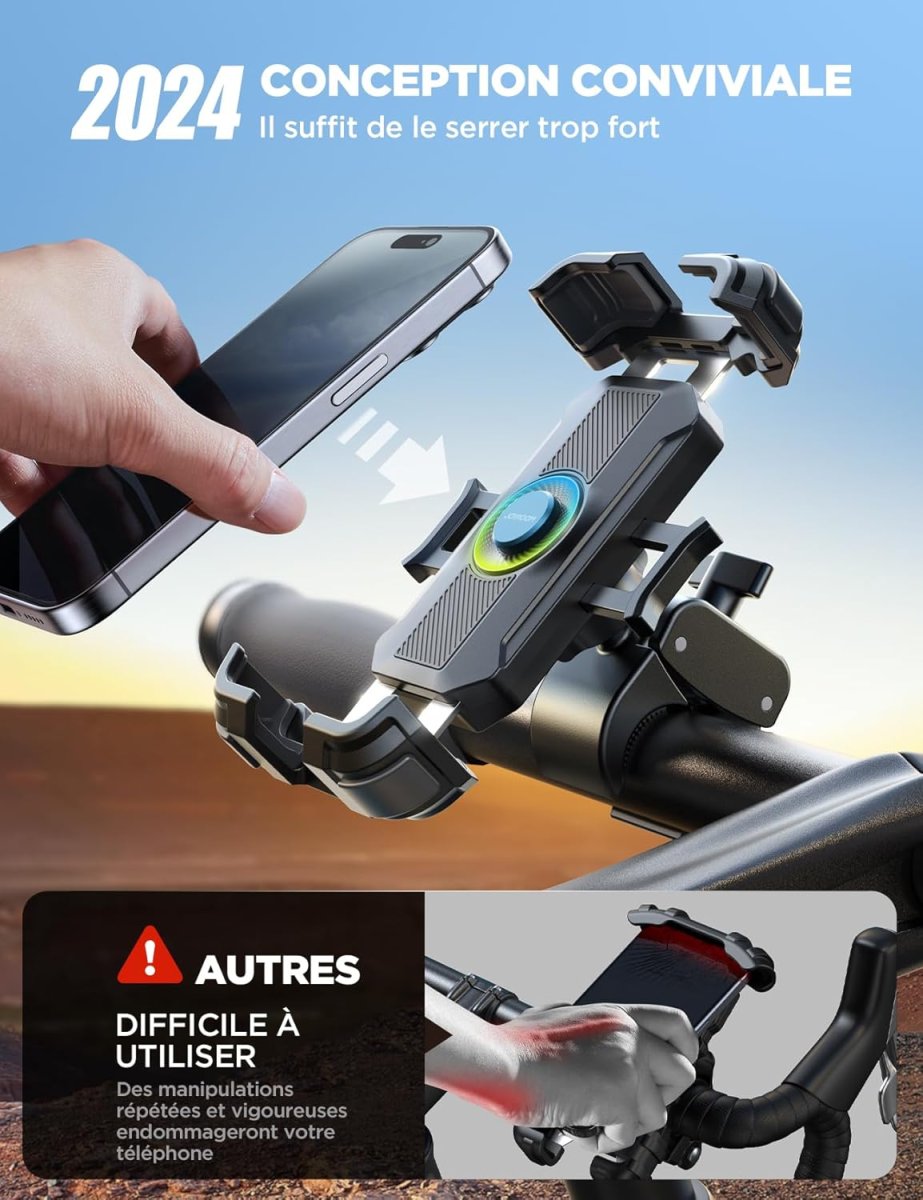 Support Téléphone Moto Solide – Image 3