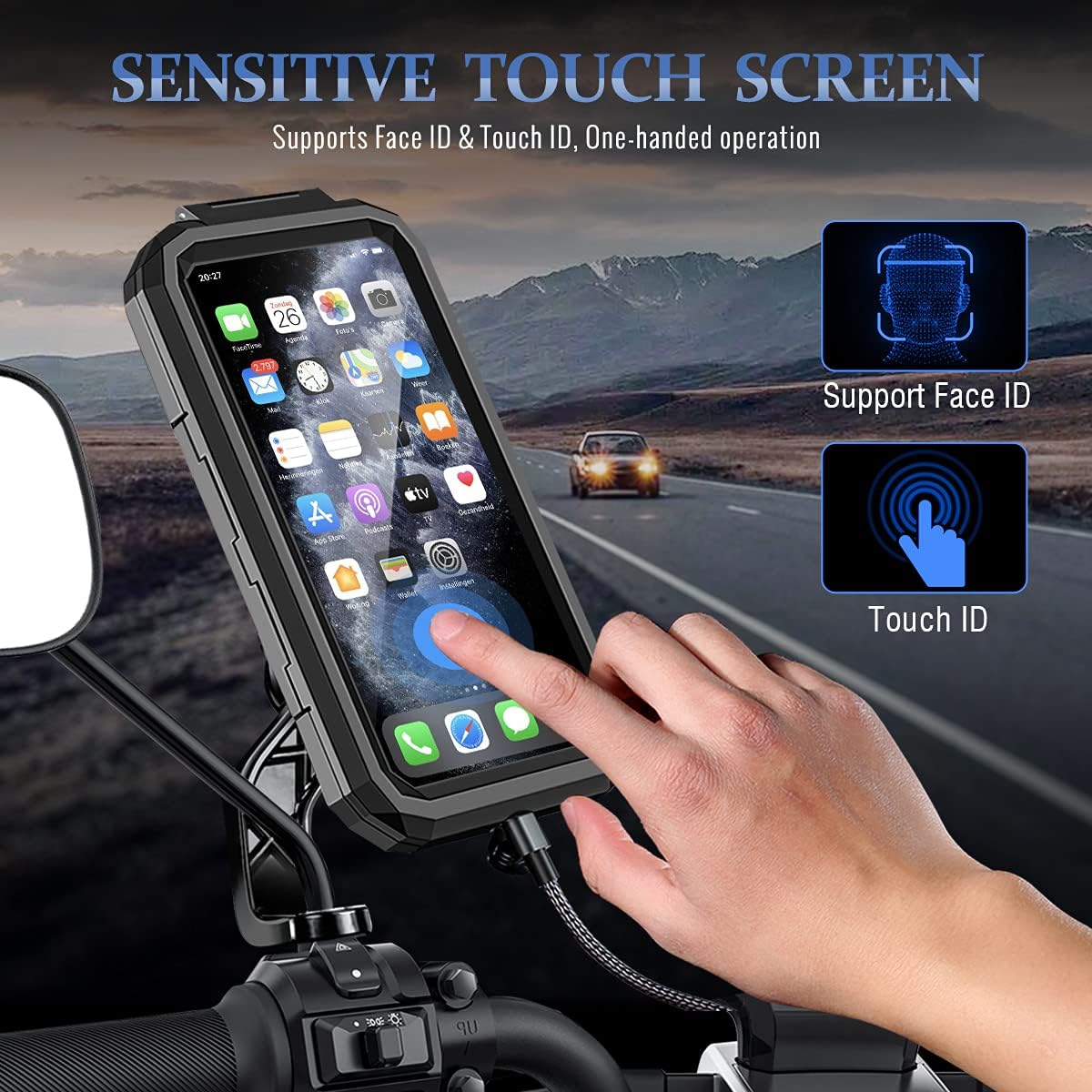 Support Telephone Scooter Etanche – Image 3