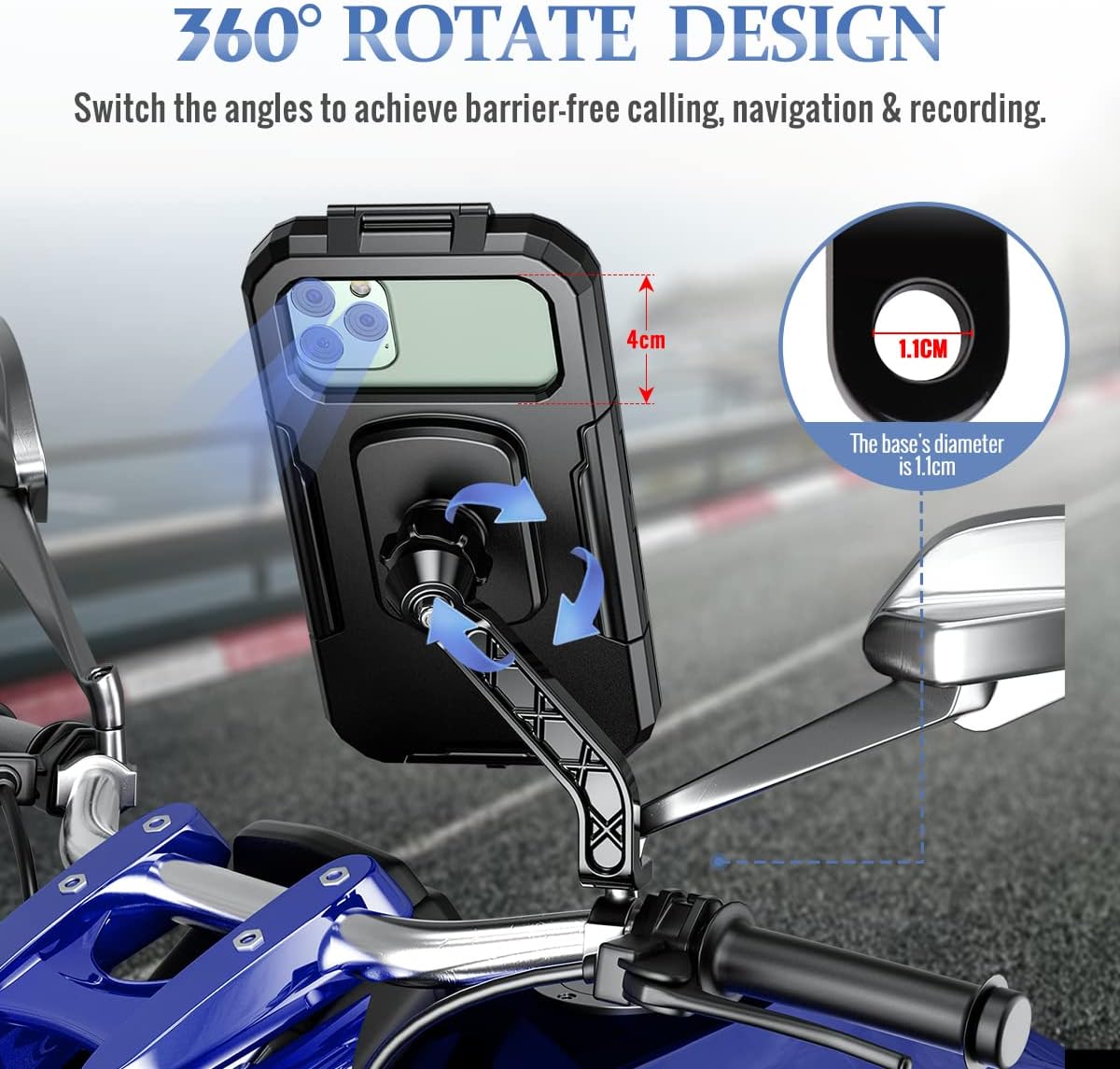 Support Telephone Scooter Etanche – Image 2