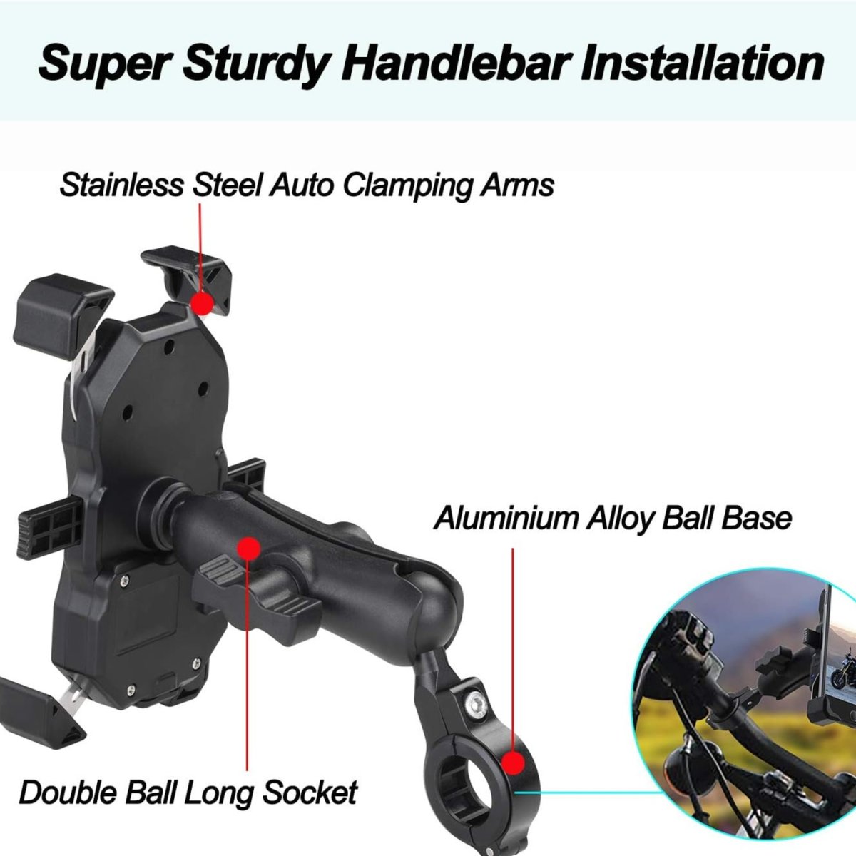 Support Vélo Sans Coque pour Téléphone – Image 5