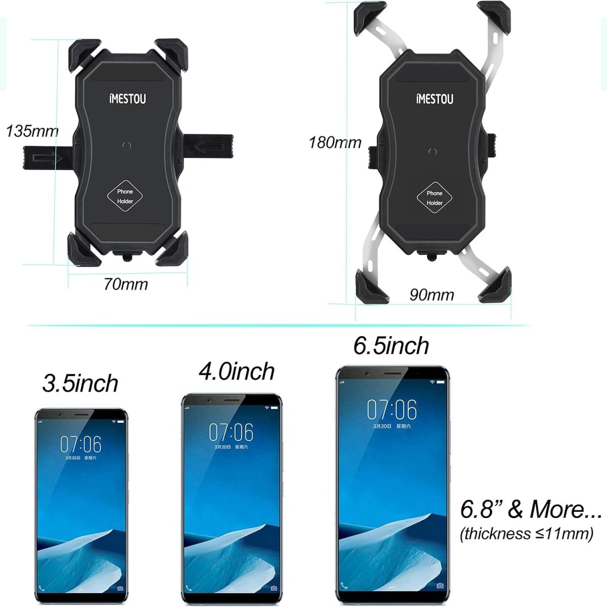 Support Vélo Sans Coque pour Téléphone – Image 7