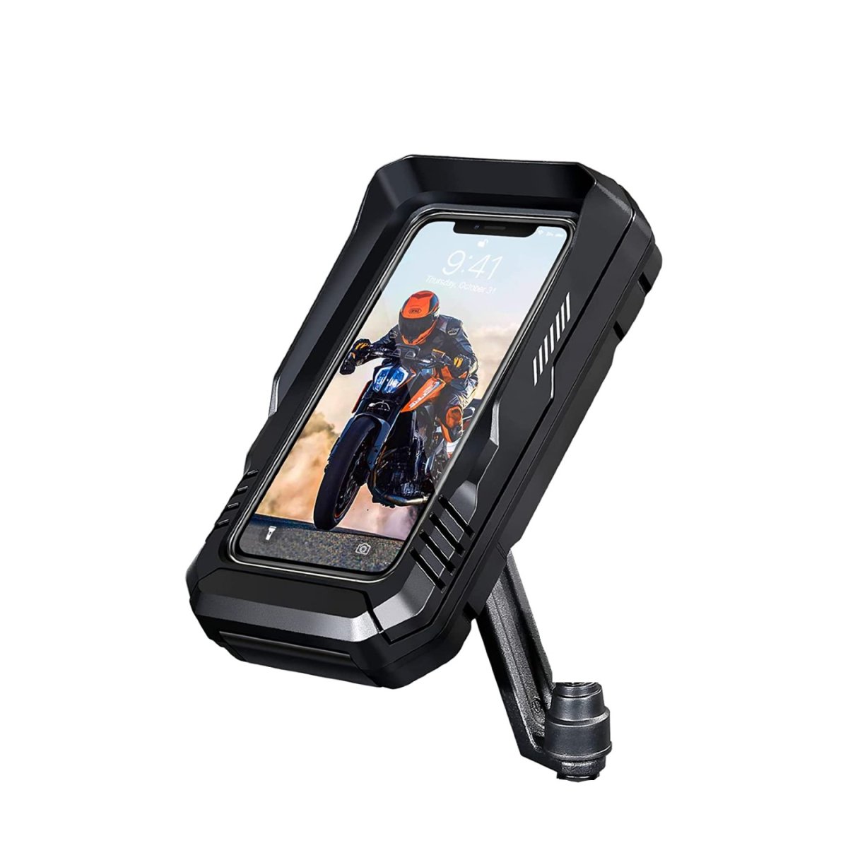 Support Téléphone pour Rétroviseur de Moto