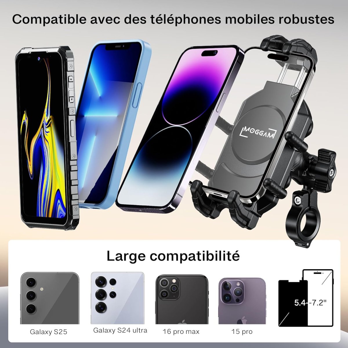 Support iPhone Moto Anti Vibration – Image 2