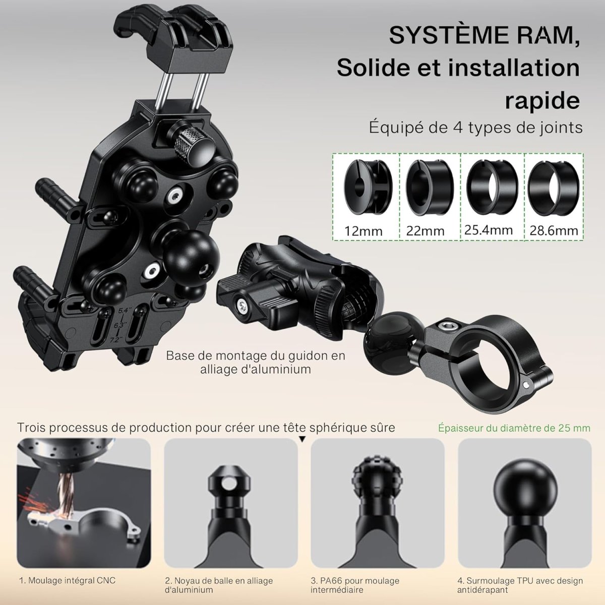 Support iPhone Moto Anti Vibration – Image 5