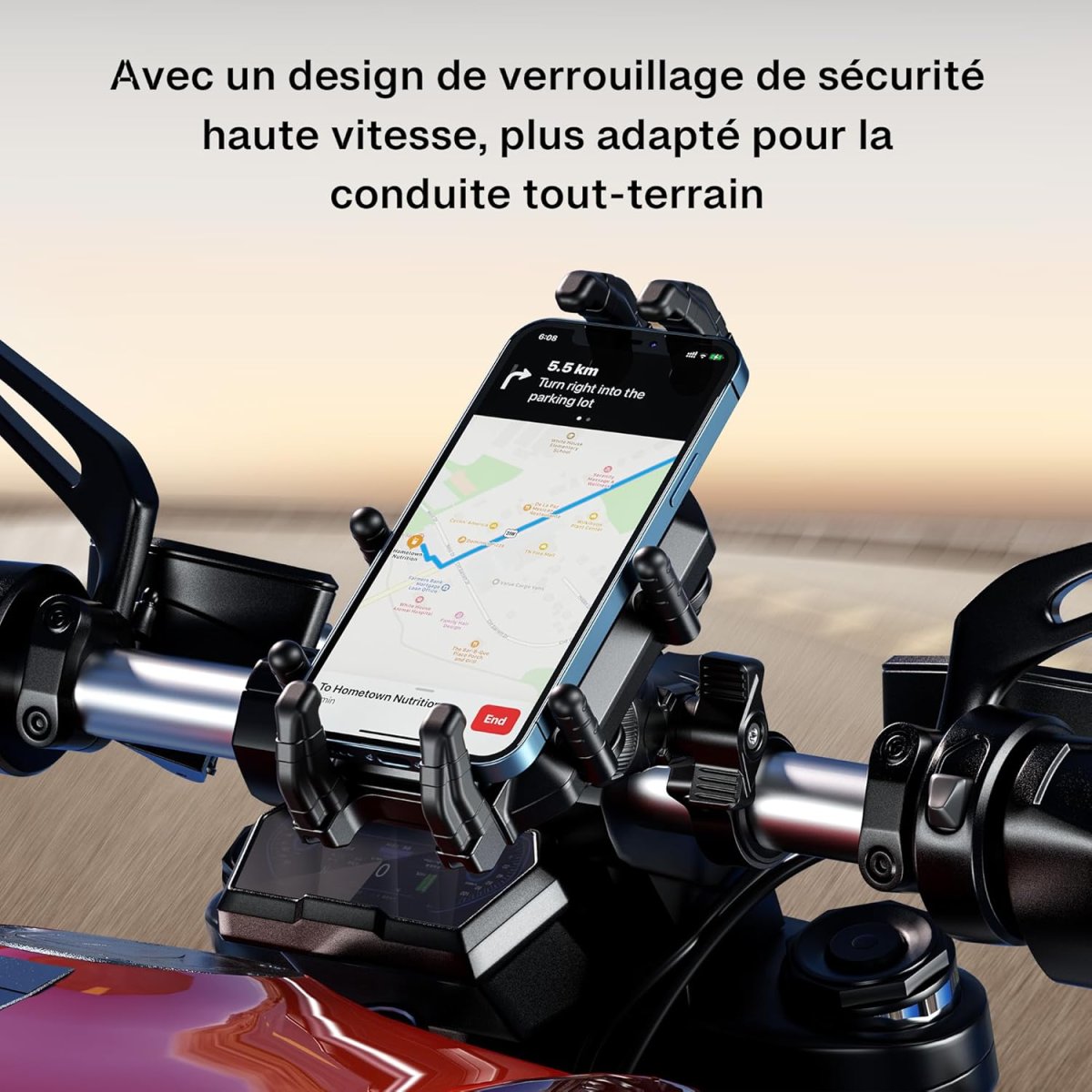 Support iPhone Moto Anti Vibration – Image 4
