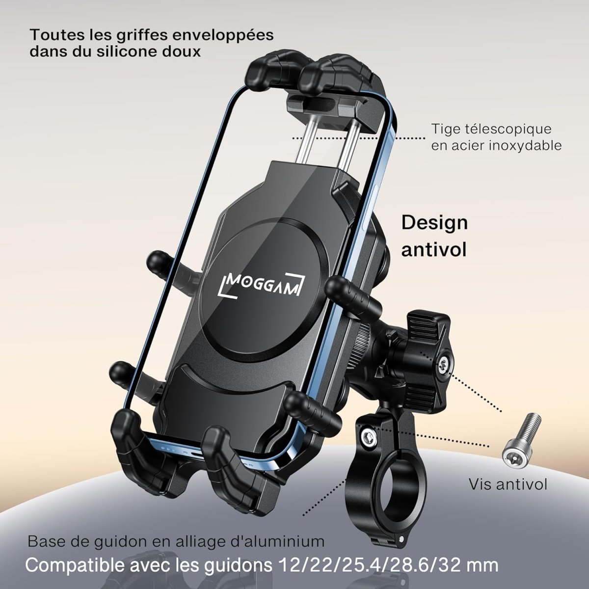 Support iPhone Moto Anti Vibration – Image 3