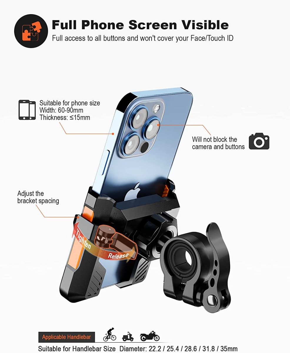 Support pour Téléphone sur Guidon de Vélo – Image 4