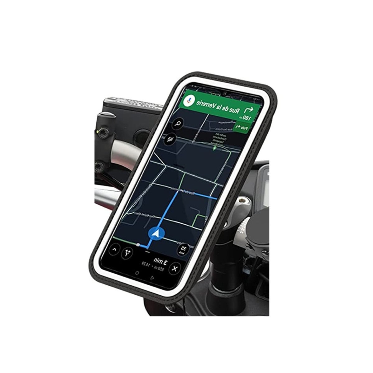 Support Téléphone Moto Pochette Magnétique