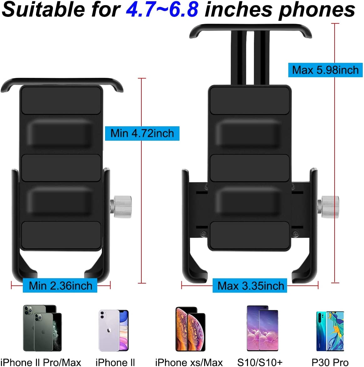 Support Mobile pour Guidon de Moto Rotatif – Image 6