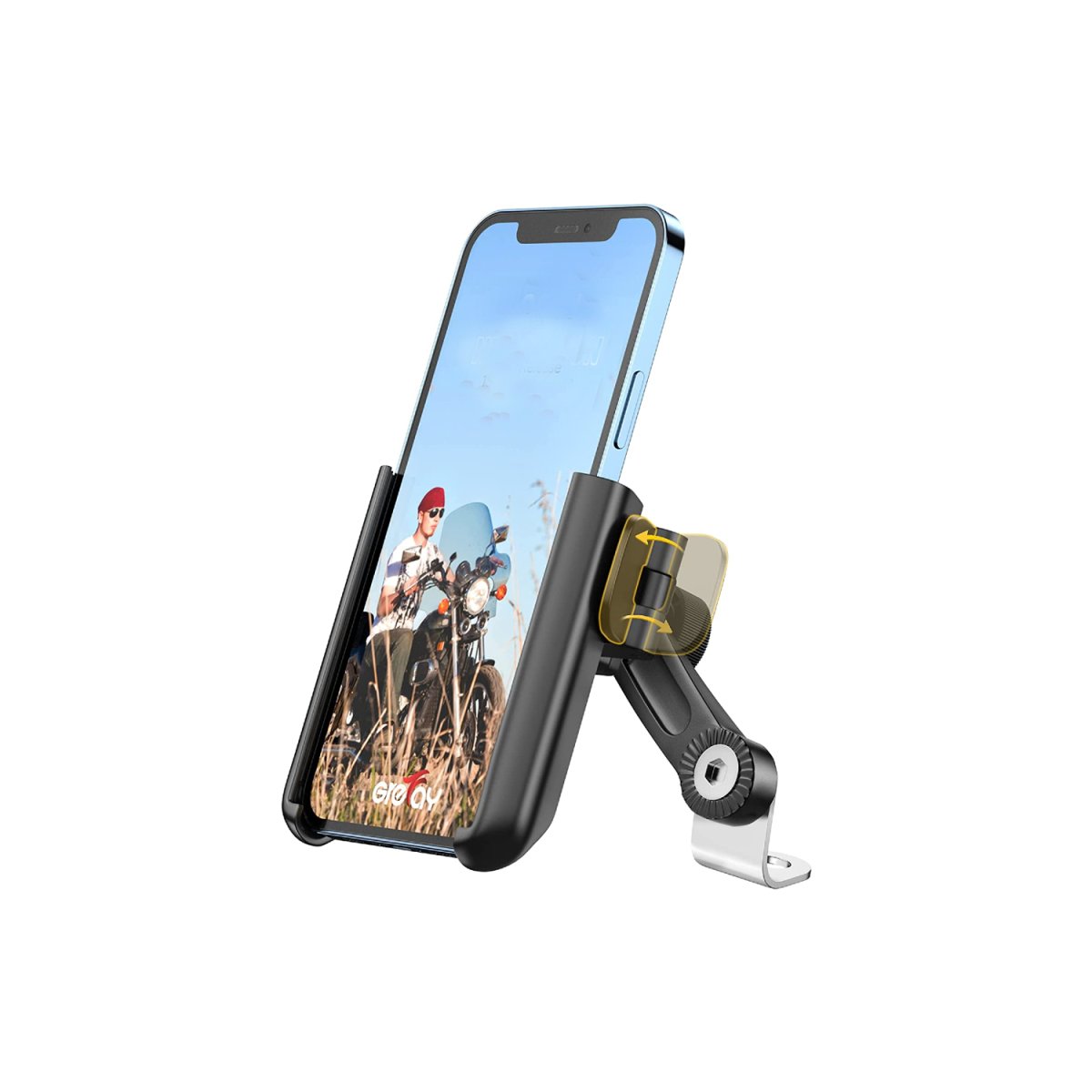 Support téléphone Moto Rotation 360 degrés