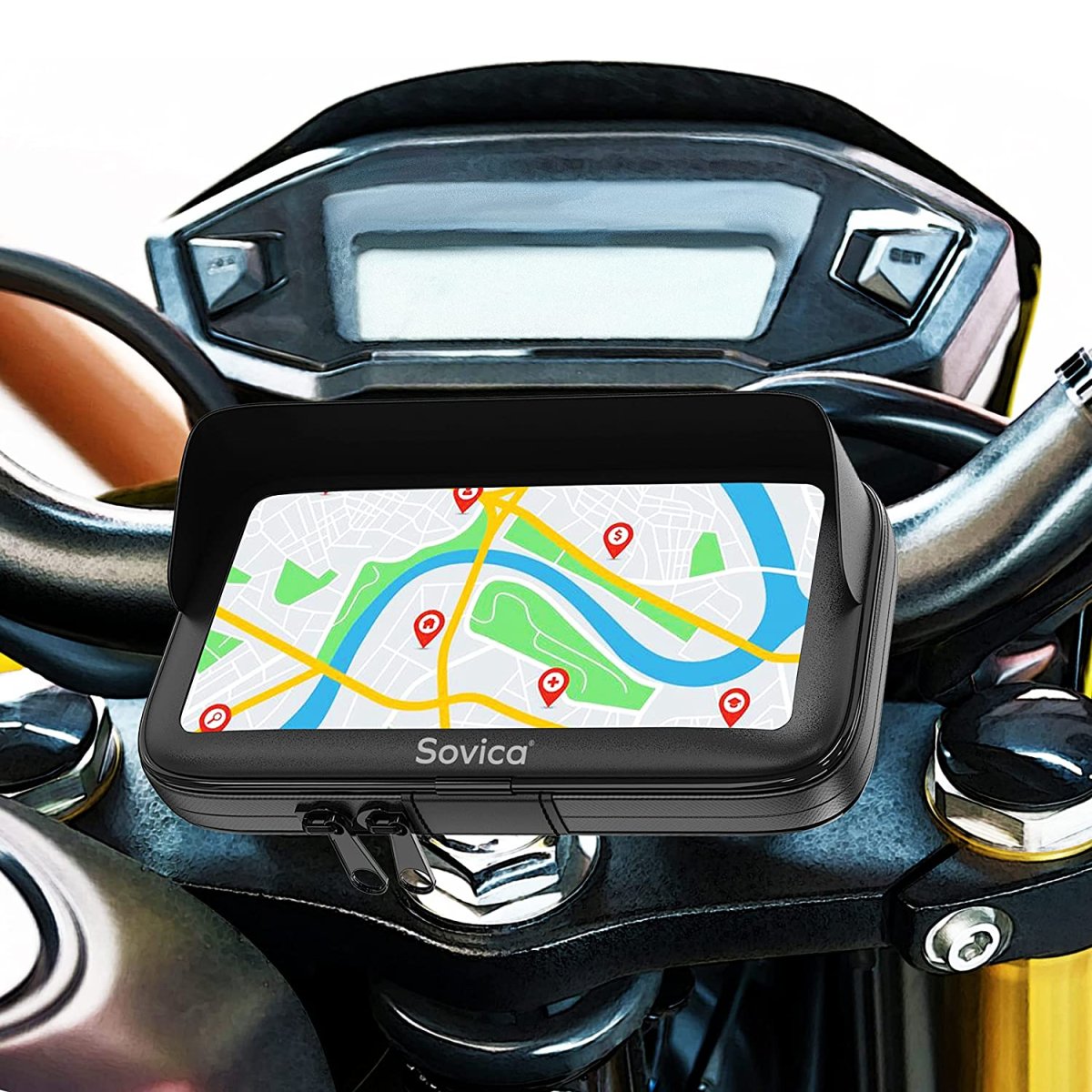 Fixation Portable Moto avec Visière – Image 2