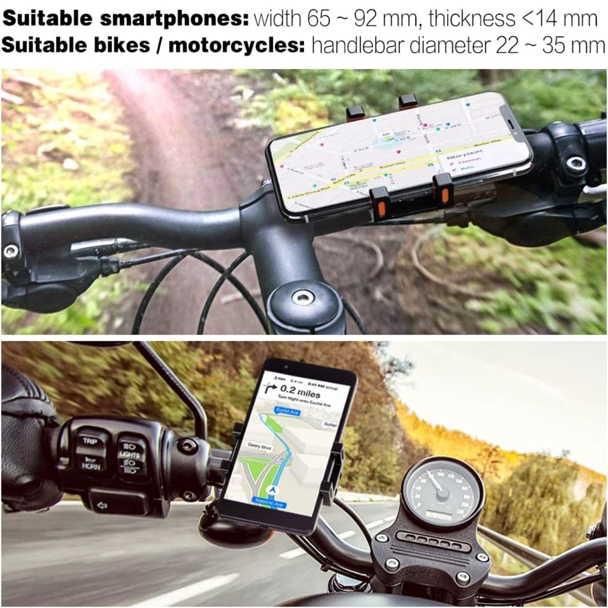 Support Téléphone Moto en Aluminium – Image 6