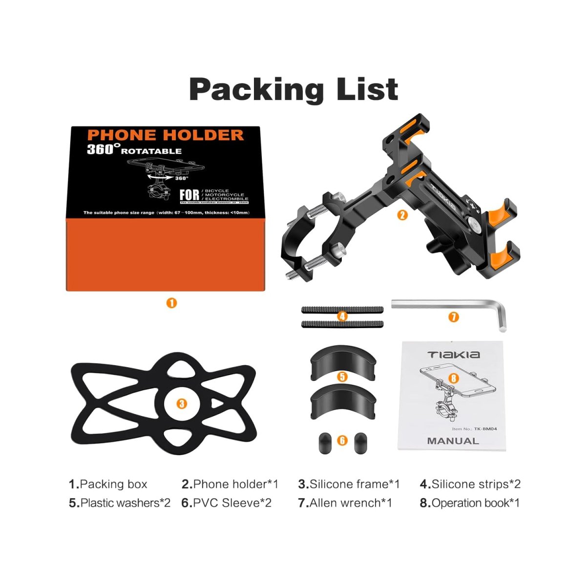 Support Téléphone Moto en Aluminium – Image 7