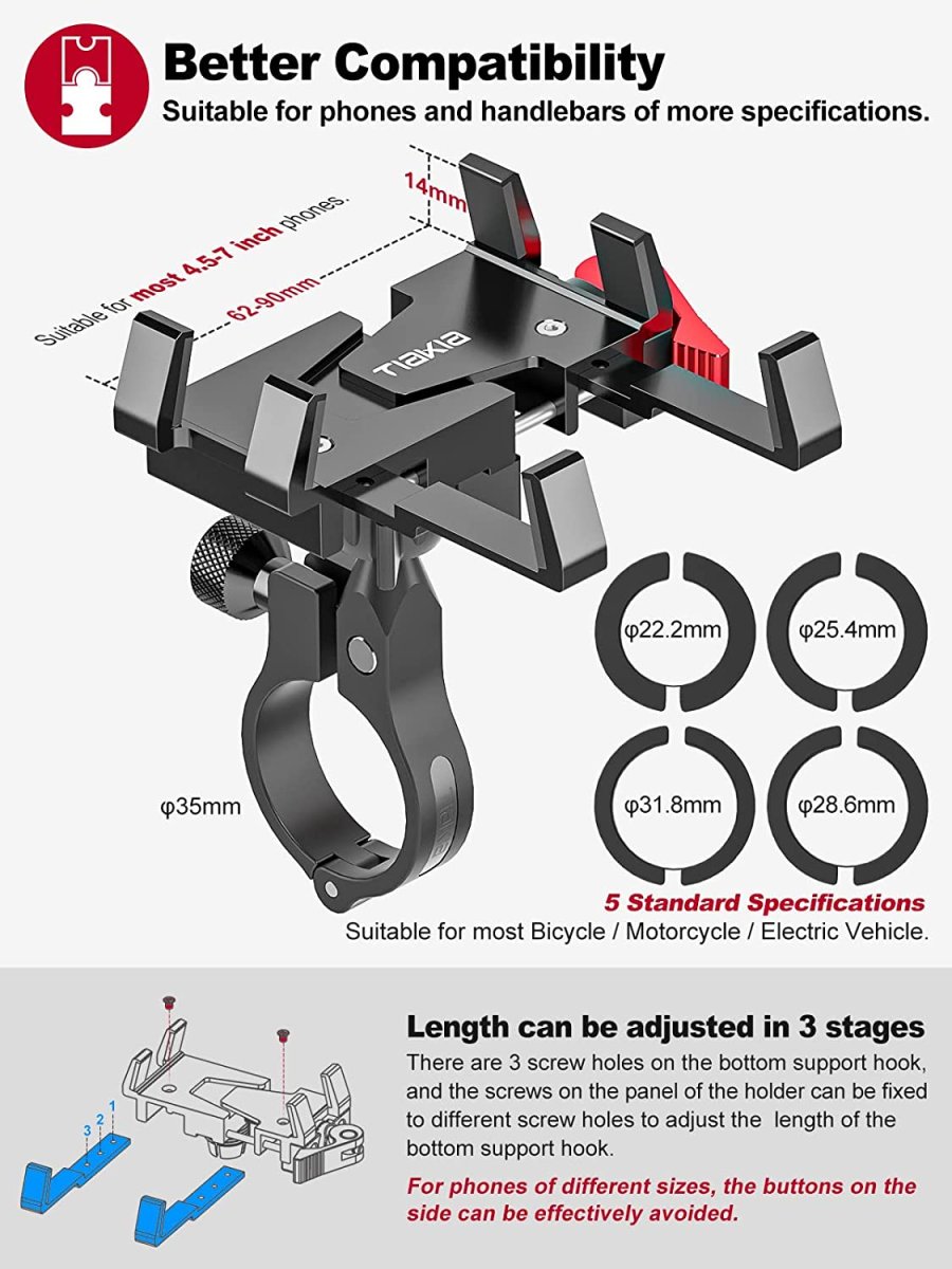 Support téléphone Moto Trail – Image 3