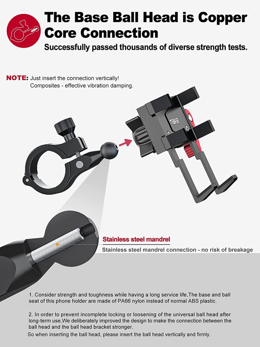 Support téléphone Moto Trail – Image 2