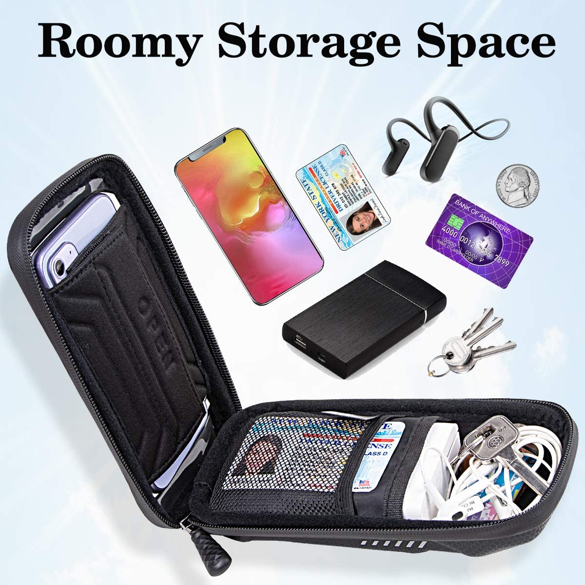 Support Téléphone Moto Fixation Rétroviseur – Image 6