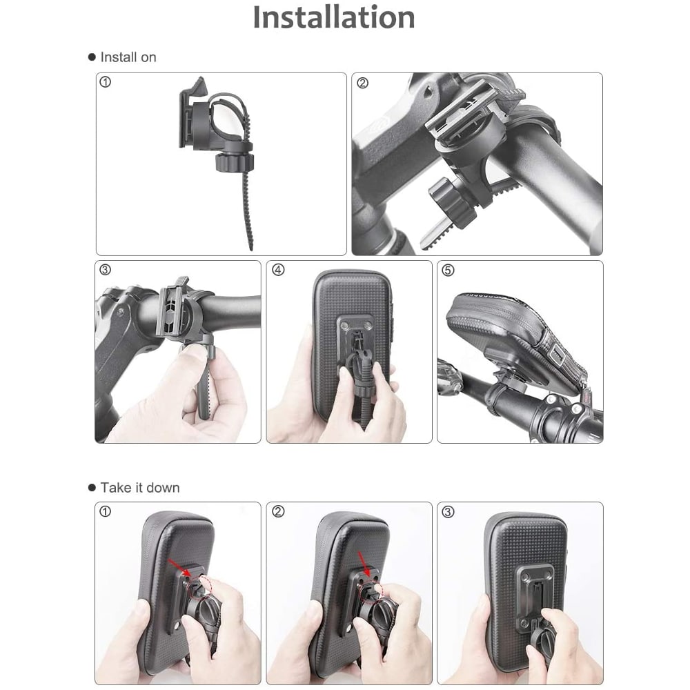 Pochette Étanche Smartphone Vélo – Image 4