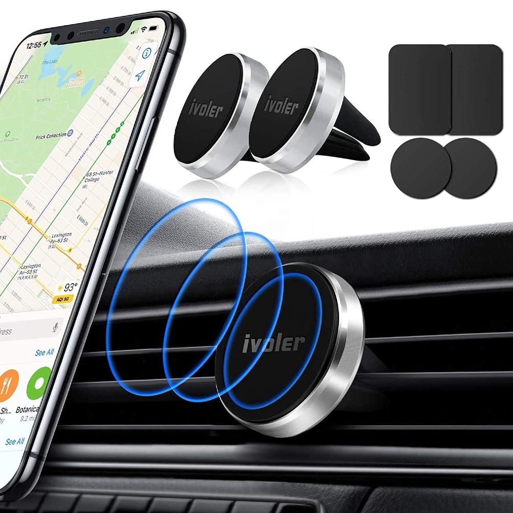 Support Magnétique de Téléphone pour Grille Aération de Voiture – Image 3