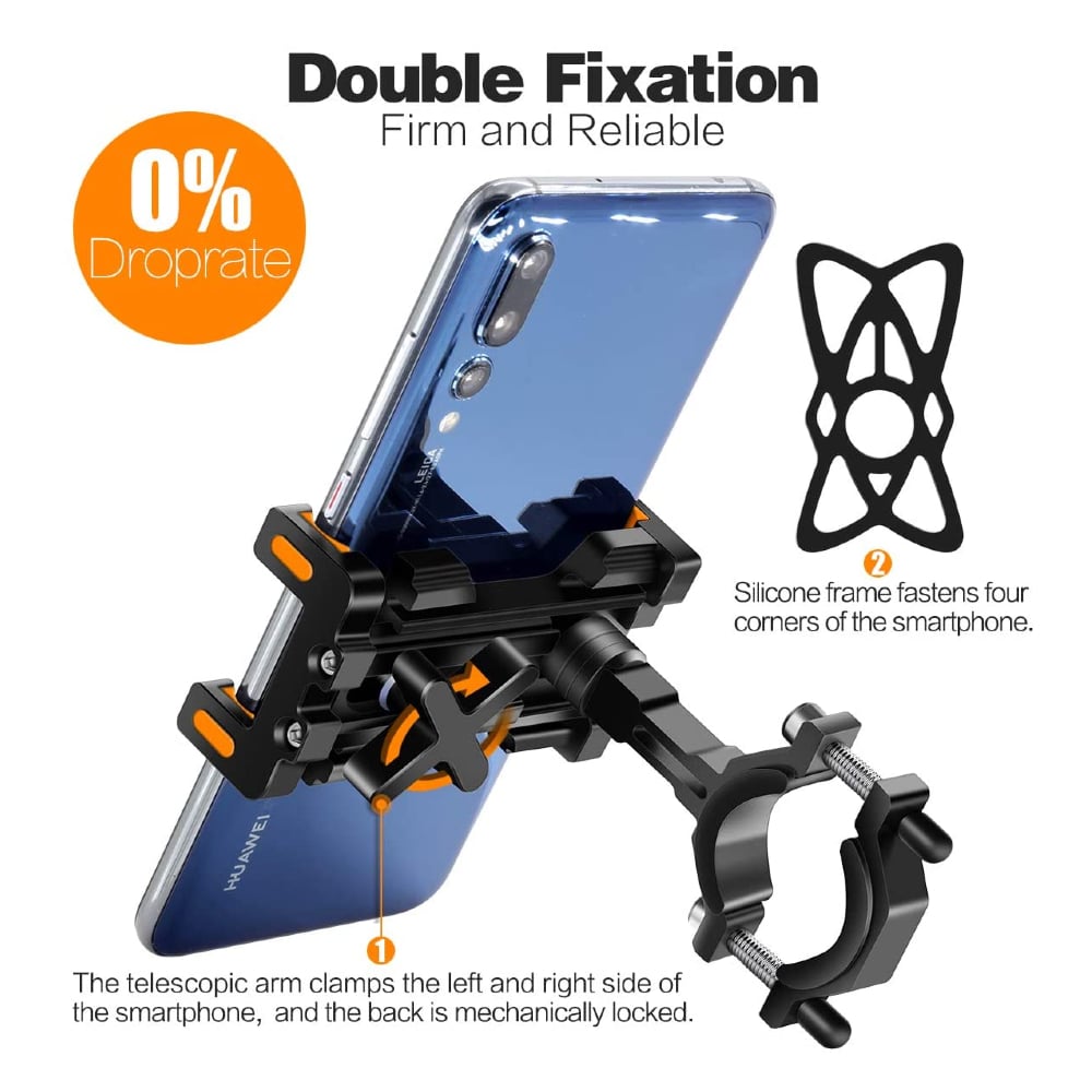 Support Téléphone Vélo en Aluminium – Image 3