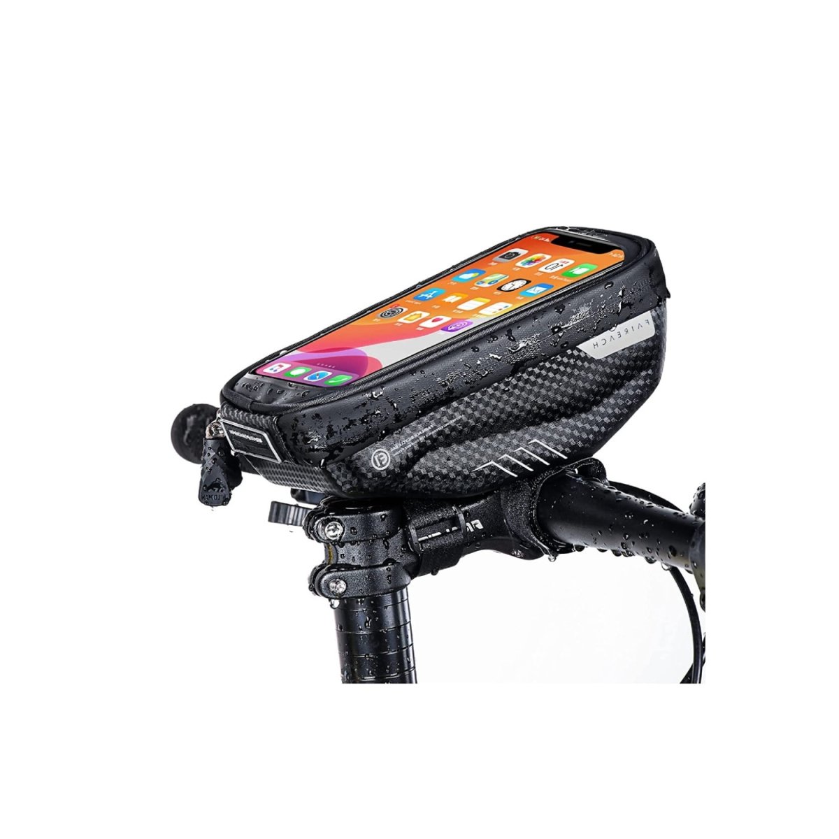 Sacoche Noir pour Smartphone sur Vélo