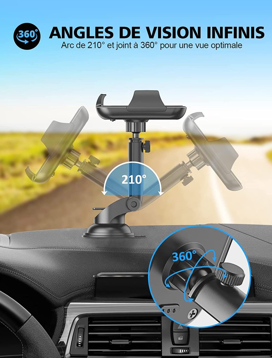 Support Voiture Ventouse Fixation Extra Forte – Image 2