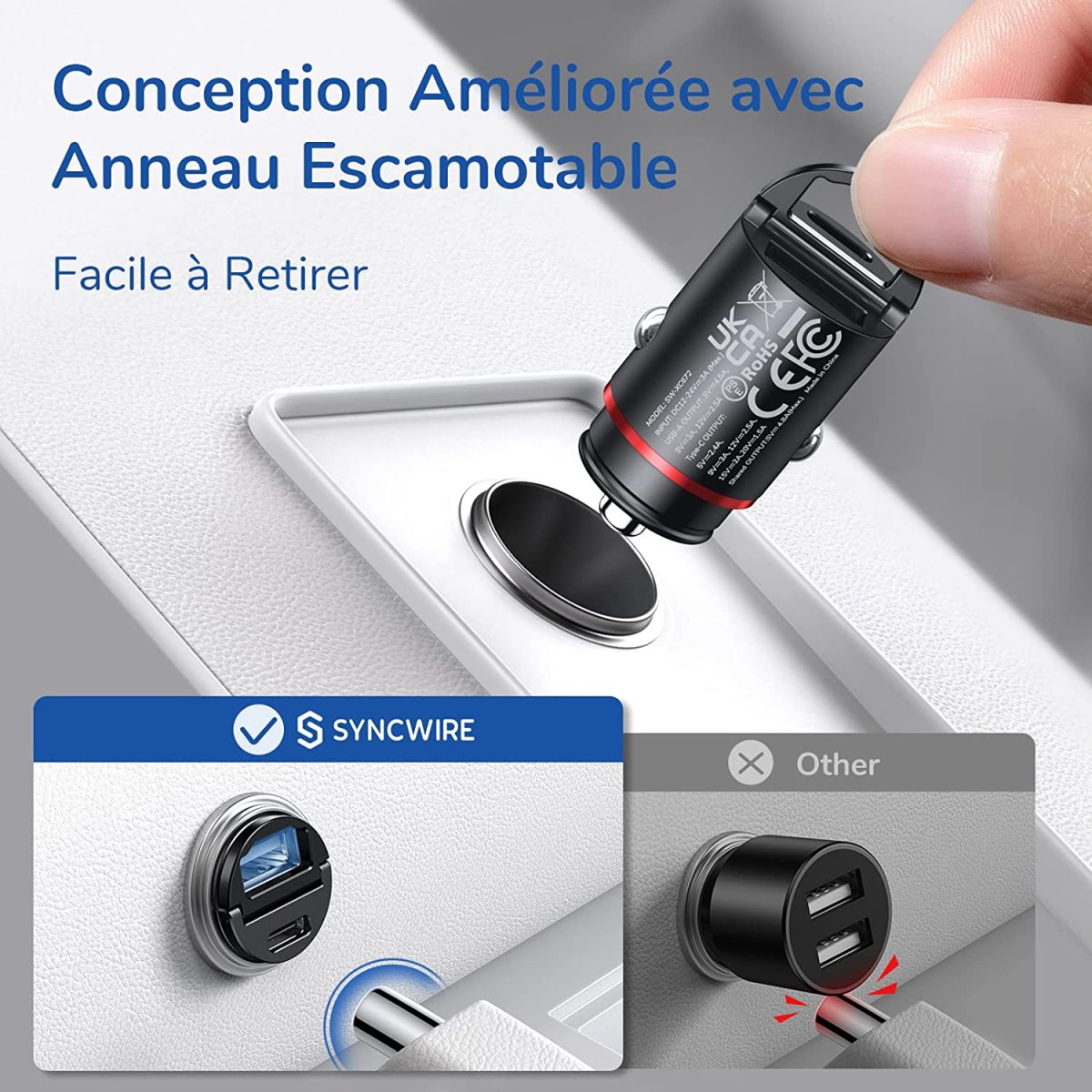 Syncwire Chargeur pour Voiture Rapide – Image 4