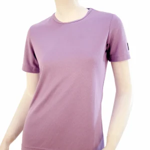 t-shirt femme manches courtes WAKA Lavande