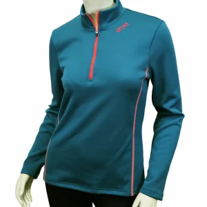 t-shirt femme manches longues WINTER Bleu de Lyon