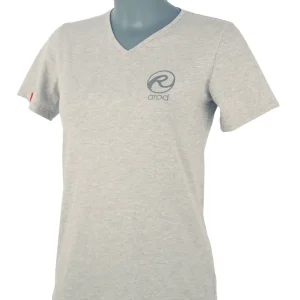 WOODYCotonBioZoomfondblanc3px5.jpgv1666968382 NOUVEAU t-shirt femme WOODY gris Milleraies en 100% Coton Bio