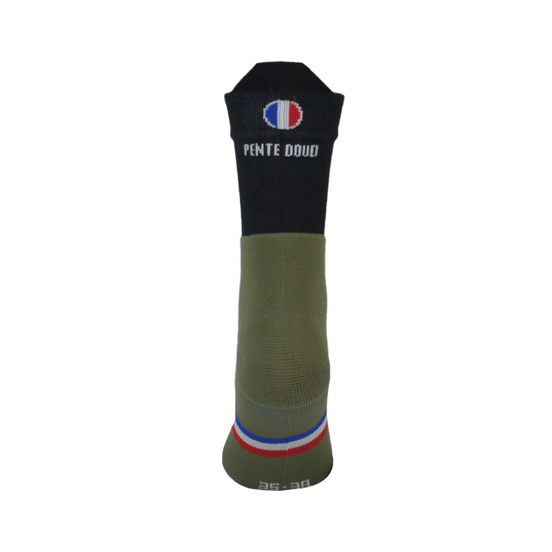 Chaussettes de running - La kaki et noir – Image 3