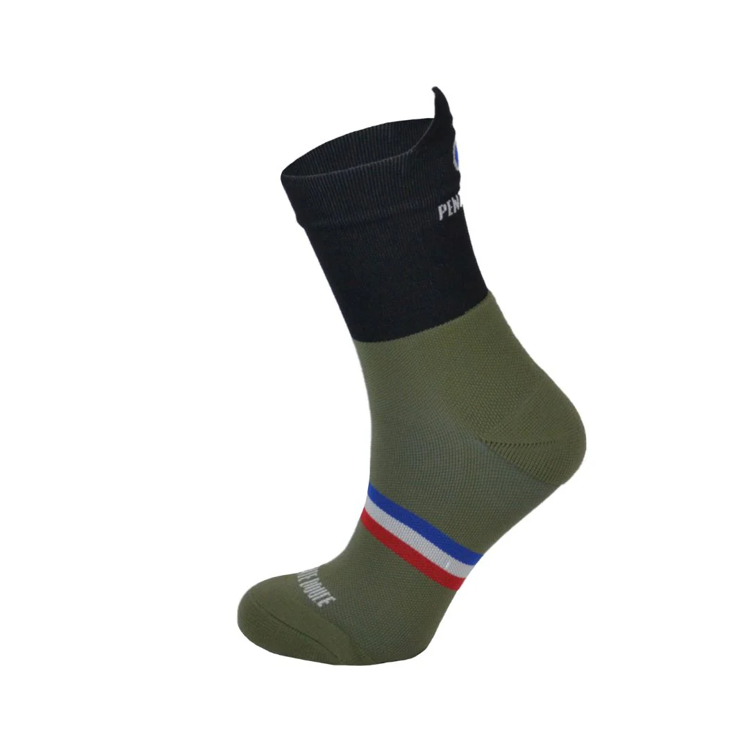 Chaussettes de running - La kaki et noir – Image 4