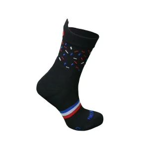Chaussettes de running - La noire à confettis