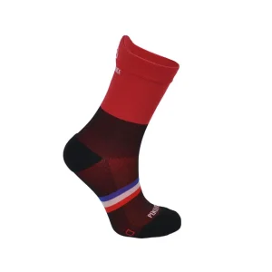 Chaussettes de cyclisme - La cerise et noir