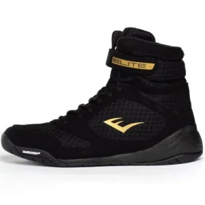 chaussuresdeboxeEverlastELITE2HighTopBoxingShoesBlackGold-myglovemaroc.pngv1698446785 EVERLAST Elite 2 Boxing Shoes
