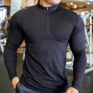 T-shirt de Compression à Manches Longues "CoreFit"