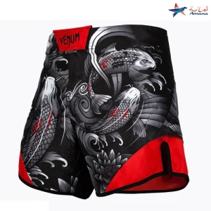 FIGHTSHORT VENUM KOI 2.0 BLACK/WHITE