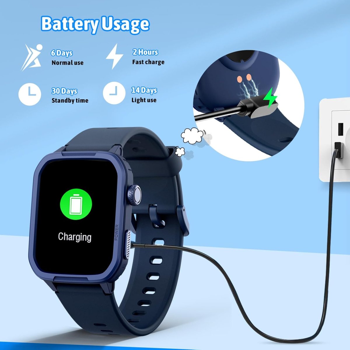 Smartwatch Enfant Moniteur de Santé – Image 7